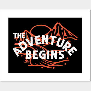 The adventure begins Posters and Art